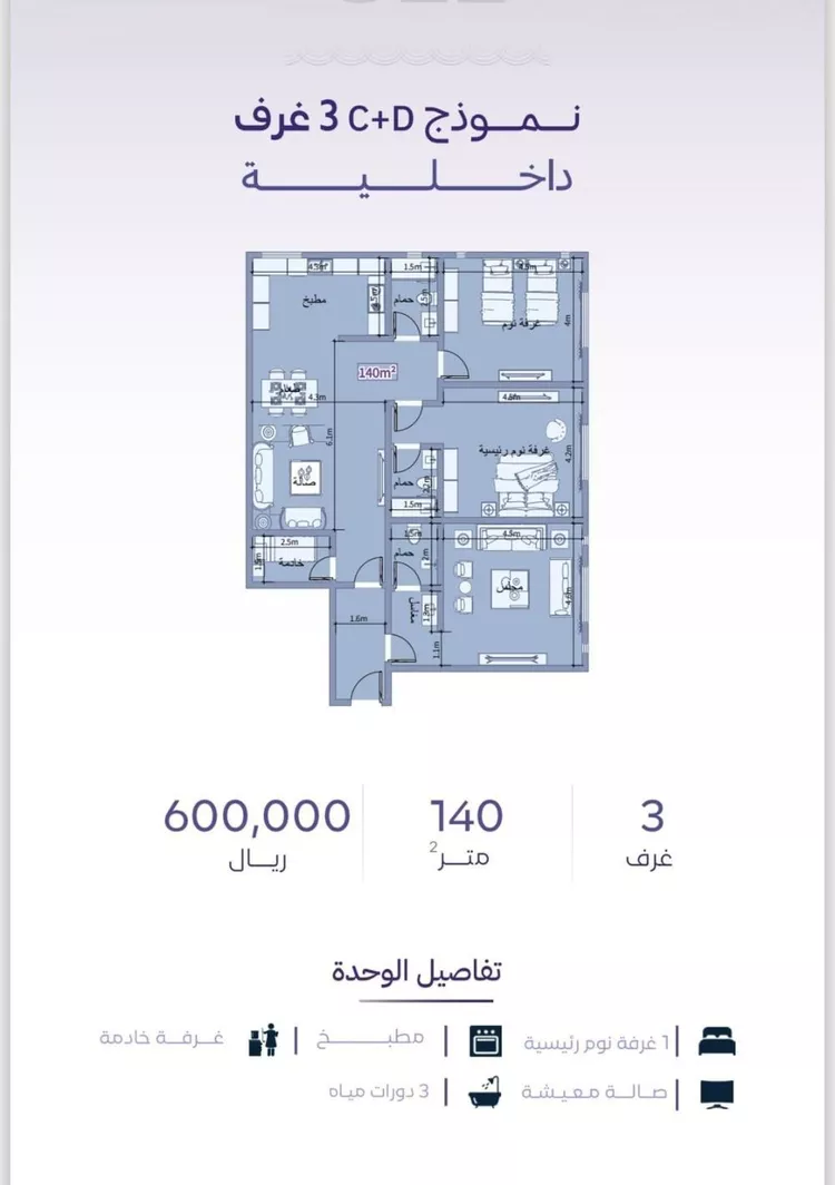 شقة للبيع في شارع خضر افندي, حي الزهراء, مدينة جدة, منطقة مكة المكرمة صورة 2