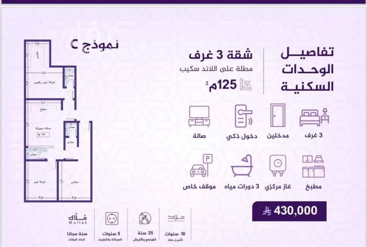 شقة للبيع في شارع احمد بن عيسى الرومي, حي الفيحاء, مدينة جدة, منطقة مكة المكرمة صورة 2