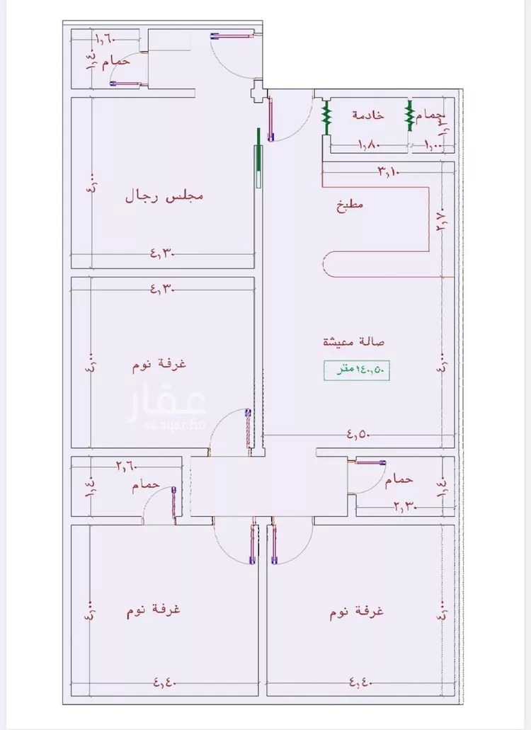شقة للبيع في شارع عمر الخردلي, حي الجامعة, مدينة جدة, منطقة مكة المكرمة صورة 3