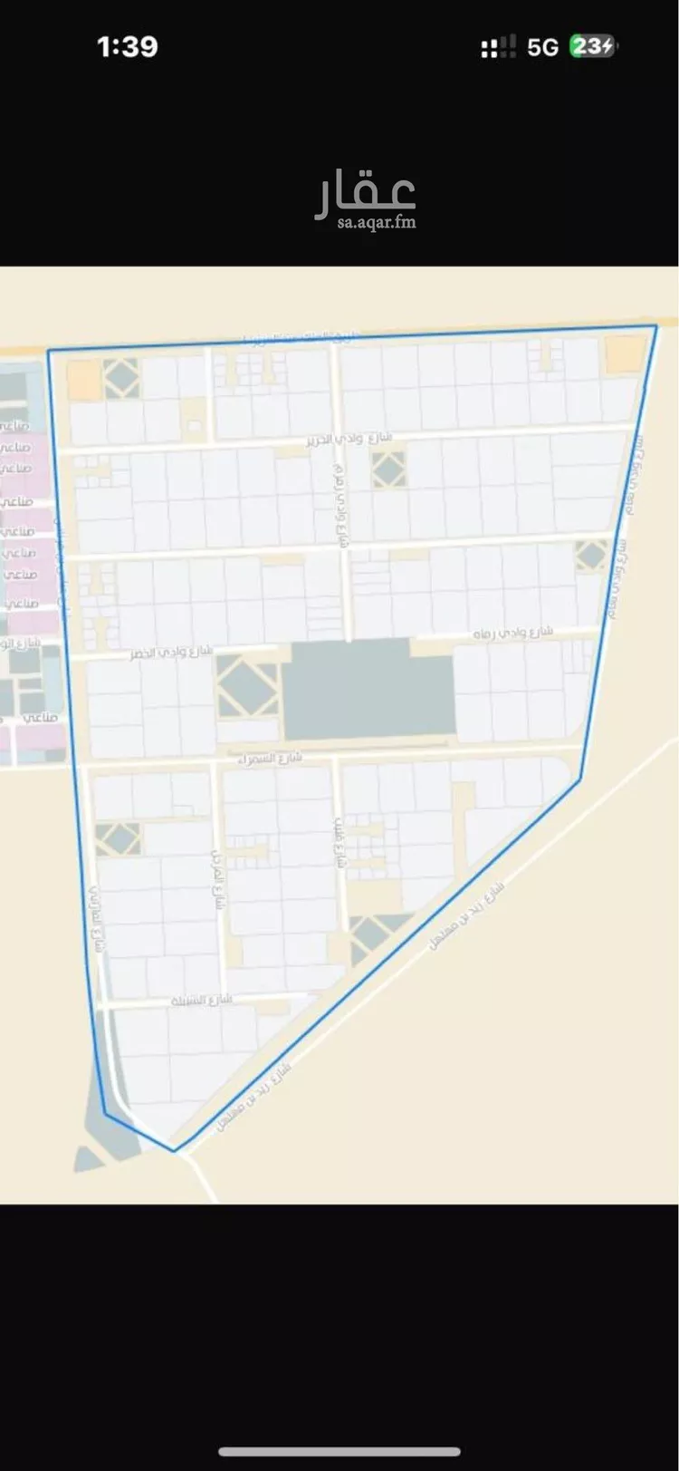 أرض للبيع في شارع عباس بن فرناس, مدينة عيون الجواء, منطقة القصيم صورة 3