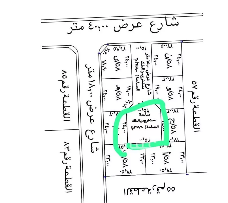 أرض للبيع في شارع عباس بن فرناس, مدينة عيون الجواء, منطقة القصيم صورة 4