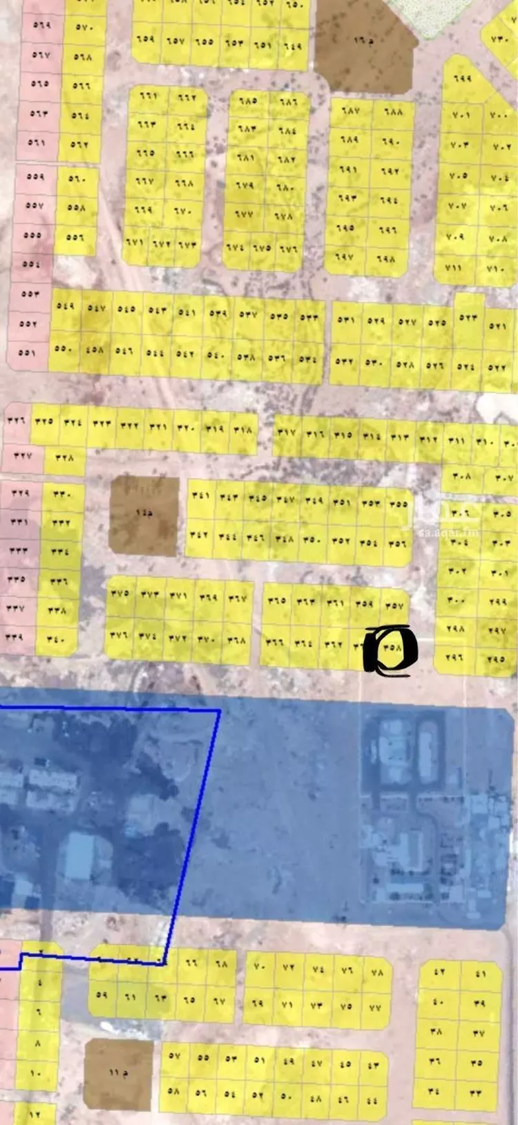 أرض للبيع في شارع الشهيد حسين بن مفرح بن محمد حنتول ، حي الجامعة ، تبوك ، منطقة تبوك صورة 2