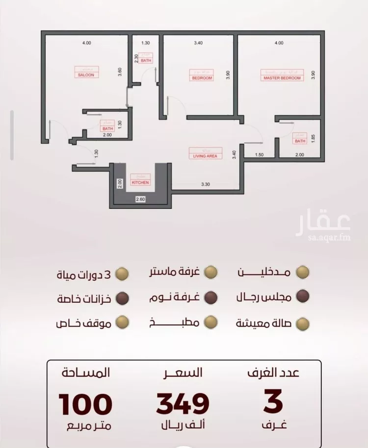 شقة للبيع في شارع عبد الحكيم بن يحيي, حي الواحة, مدينة جدة, منطقة مكة المكرمة صورة 3
