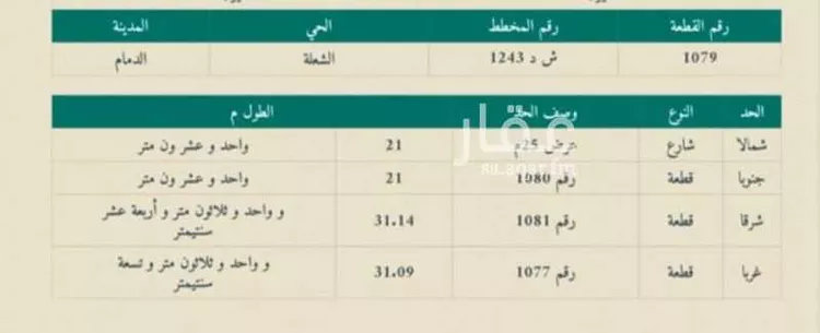 Land for Sale in Dammam Ash Shulah