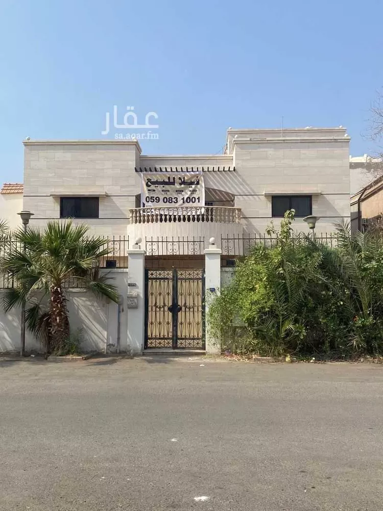 فيلا للبيع في شارع عبدالرحمن بن بشير, حي الزهراء, مدينة جدة, منطقة مكة المكرمة
