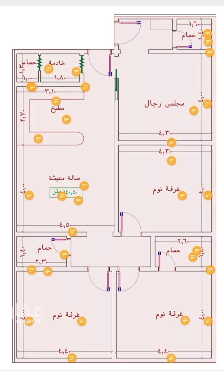 شقة للبيع في شارع عمر الخردلي, حي الجامعة, مدينة جدة, منطقة مكة المكرمة صورة 3