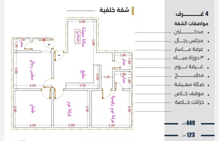 شقة للبيع في شارع الحوايه, حي النزهة, مدينة جدة, منطقة مكة المكرمة صورة 2
