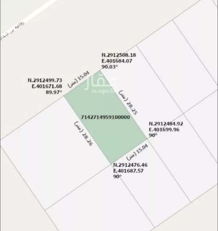 أرض للبيع في شارع المغيره ابن نوفل, حي العروبة, مدينة الدمام, المنطقة الشرقية صورة 2