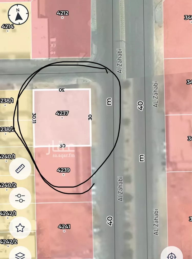 أرض للإيجار في شارع الذهبي, حي طويق, مدينة الرياض, منطقة الرياض