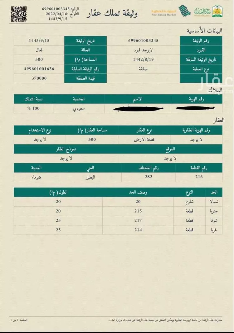 Land for Sale in Al Muzahimiyah Al GhatGhat