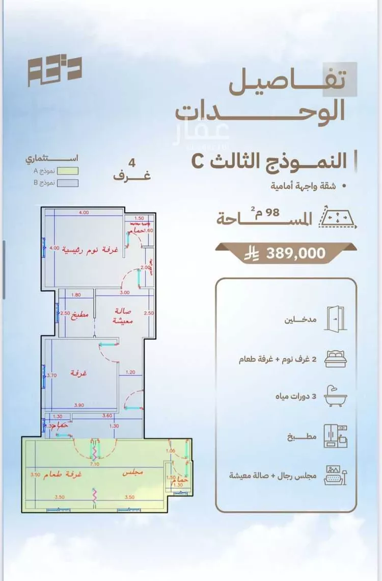 شقة للبيع في شارع عبد السلام السعدي ، حي بطحاء قريش ، مكة ، منطقة مكة المكرمة صورة 2