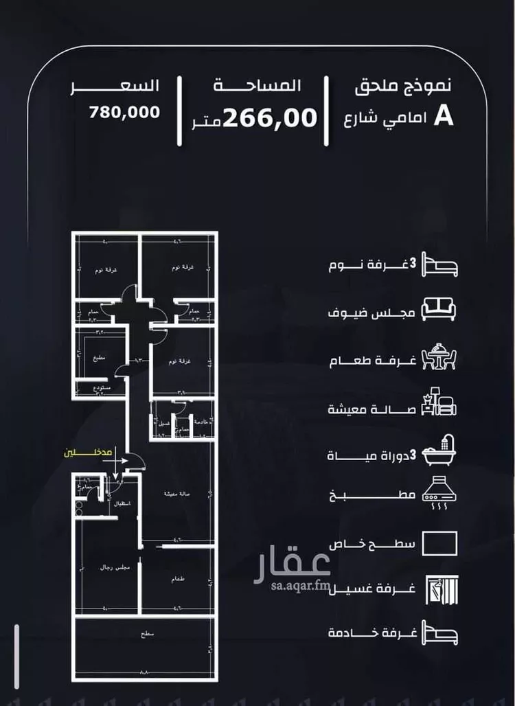 شقة للبيع في شارع وادي الباب, حي الريان, مدينة جدة, منطقة مكة المكرمة صورة 2