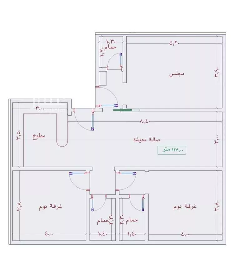 شقة للبيع في شارع السامر, حي الواحة, مدينة جدة, منطقة مكة المكرمة