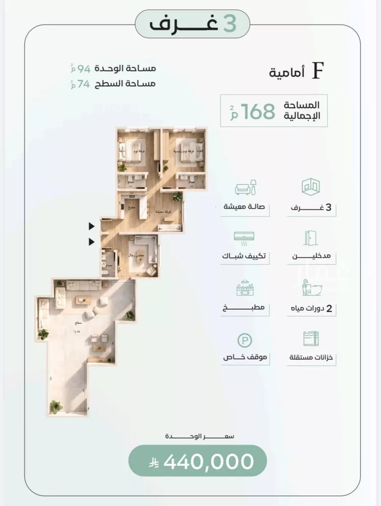 شقة للبيع في شارع عبد الواحد بن أحمد, حي الريان, مدينة جدة, منطقة مكة المكرمة