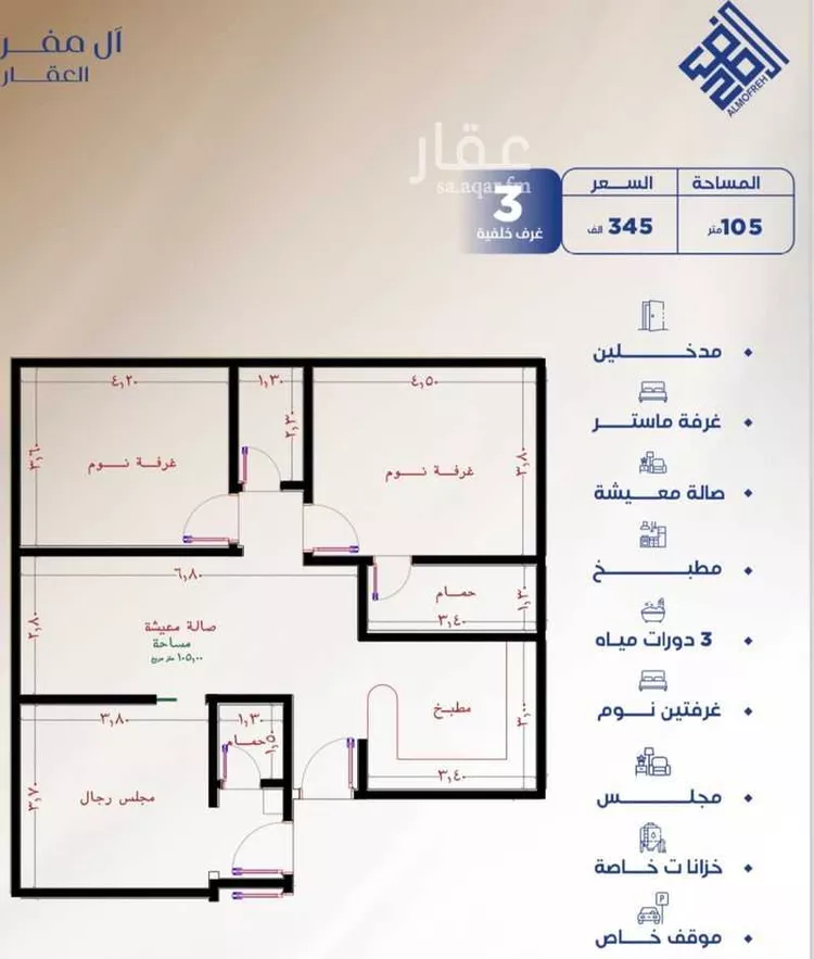 شقة للبيع في شارع العكرش, حي النزهة, مدينة جدة, منطقة مكة المكرمة صورة 2