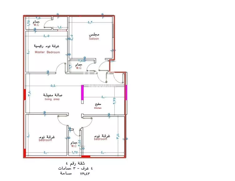 شقة للبيع في شارع ابو الخير بن محمد الطبري, حي الرغامة, مدينة جدة, منطقة مكة المكرمة