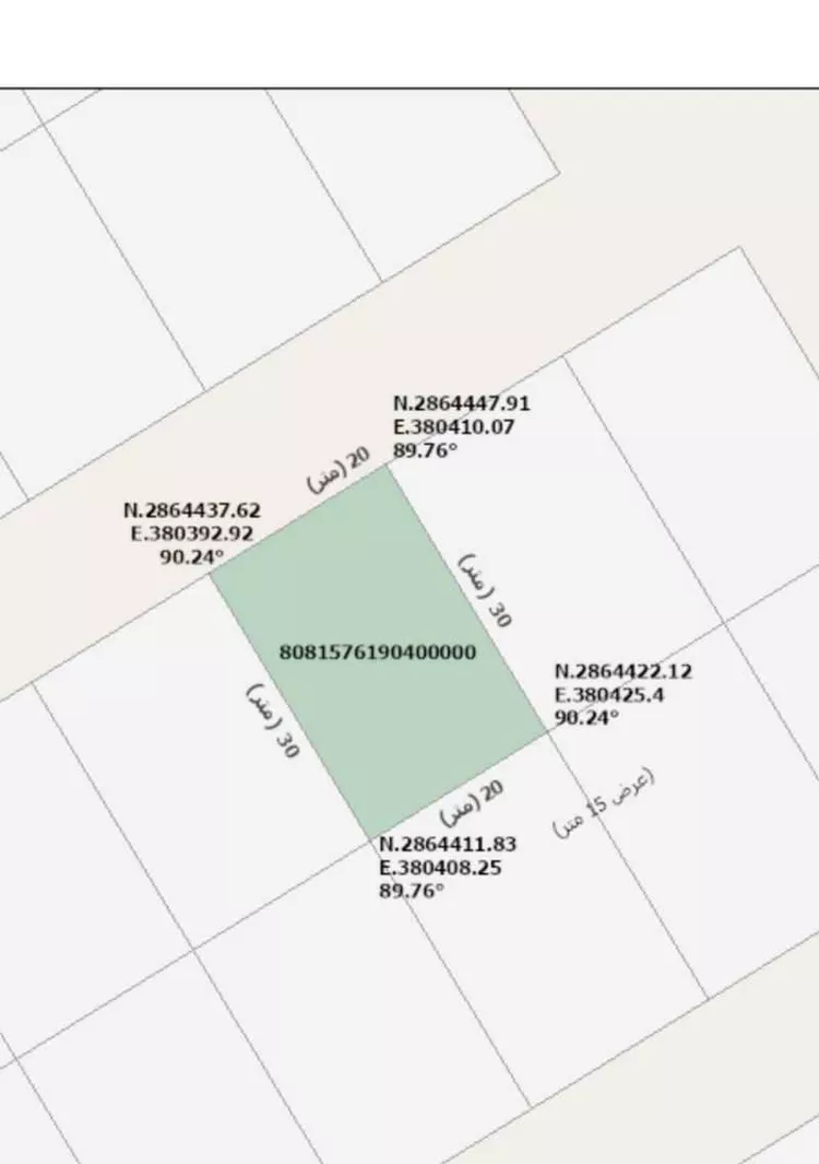 أرض للبيع في شارع الجامعة, حي الجامعة, مدينة البدائع, منطقة القصيم صورة 2