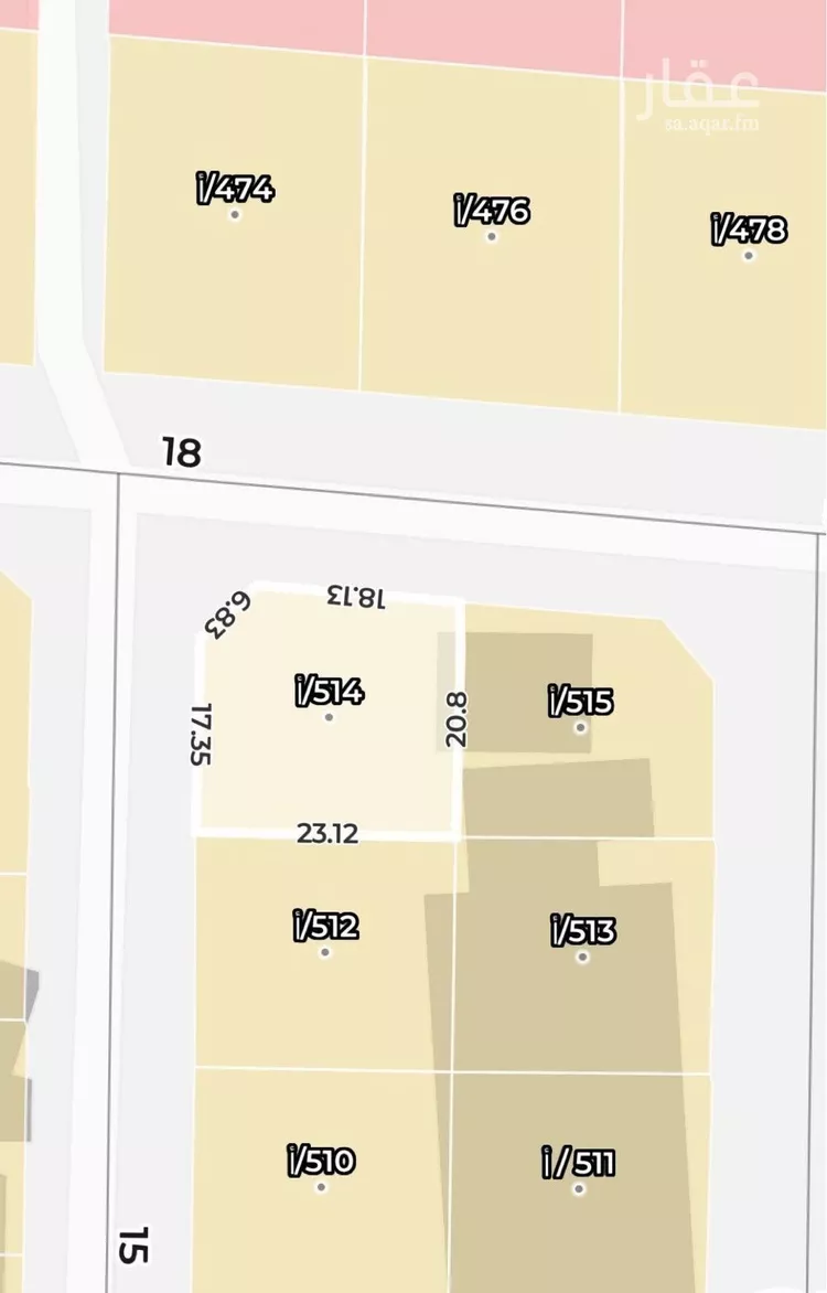 أرض للبيع في شارع النضر ابن عبدالجبار, حي المباركية, مدينة عرعر, منطقة الحدود الشماليه صورة 3