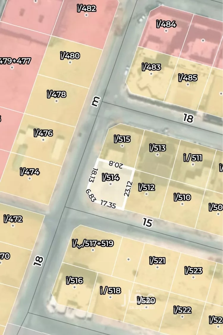 أرض للبيع في شارع النضر ابن عبدالجبار, حي المباركية, مدينة عرعر, منطقة الحدود الشماليه صورة 2