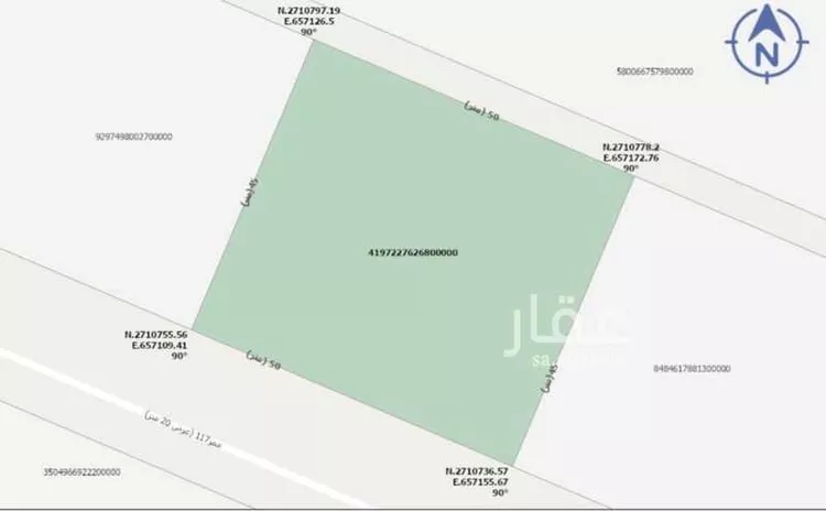 أرض للإيجار في شارع 6839985, حي ضاحية نمار, مدينة الرياض, منطقة الرياض صورة 2