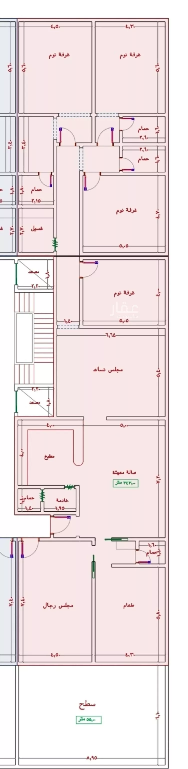 شقة للبيع في شارع عمر الخردلي, حي الجامعة, مدينة جدة, منطقة مكة المكرمة صورة 4