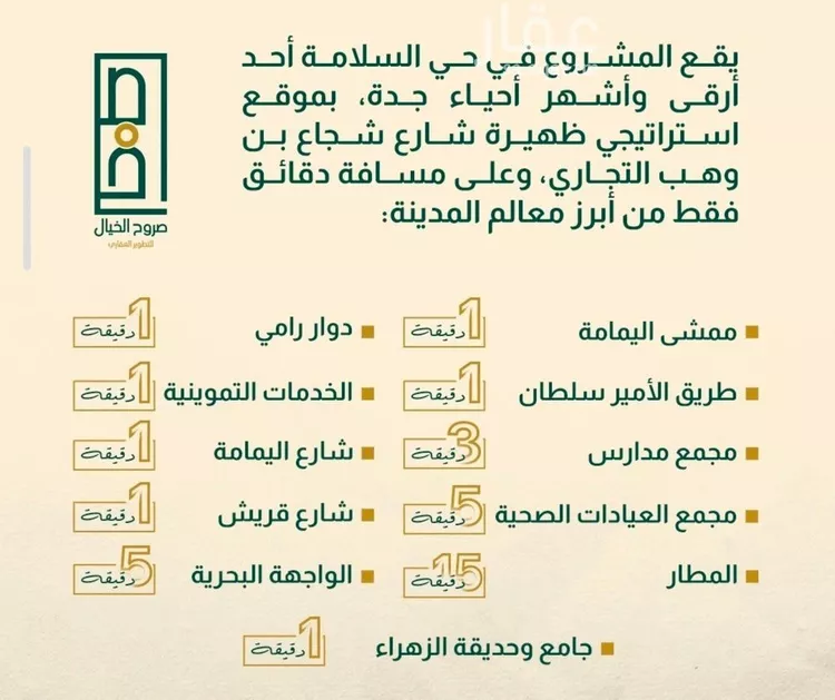 شقة للبيع في شارع عصفور النيل, حي السلامة, مدينة جدة, منطقة مكة المكرمة صورة 2