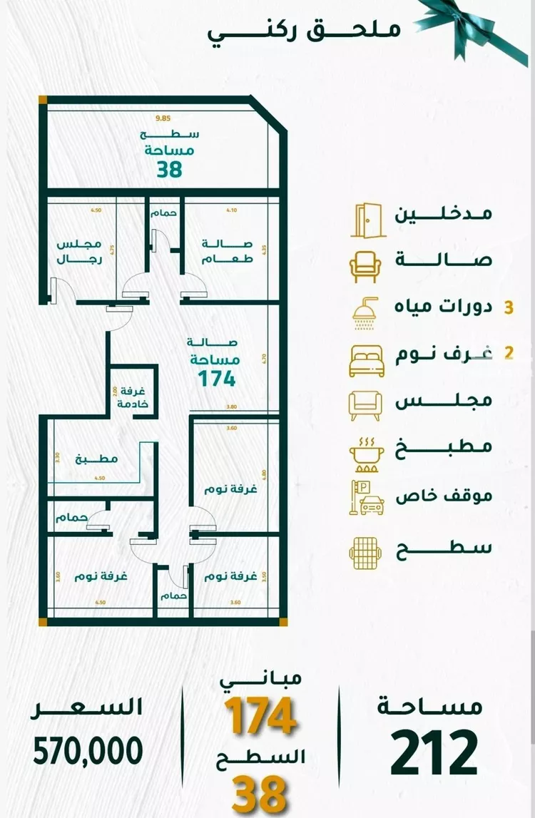 شقة للبيع في شارع الزهره, حي مشرفة, مدينة جدة, منطقة مكة المكرمة صورة 4