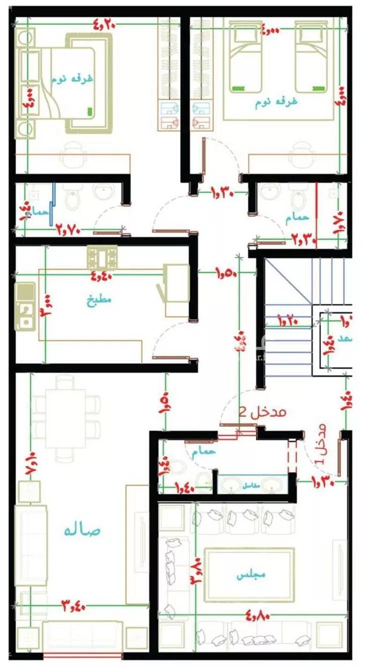 شقة للبيع في شارع سعد بن زراره, حي الشرفية, مدينة جدة, منطقة مكة المكرمة صورة 5