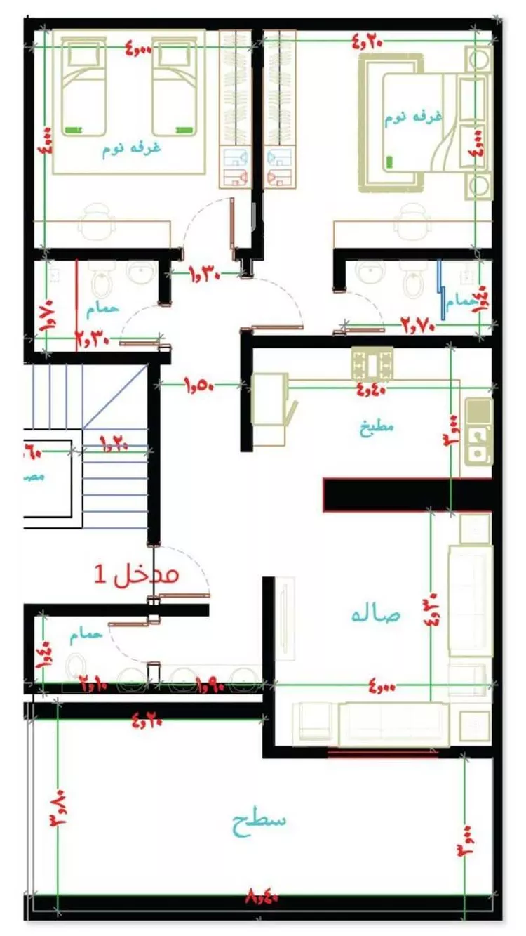 شقة للبيع في شارع سعد بن زراره, حي الشرفية, مدينة جدة, منطقة مكة المكرمة صورة 4