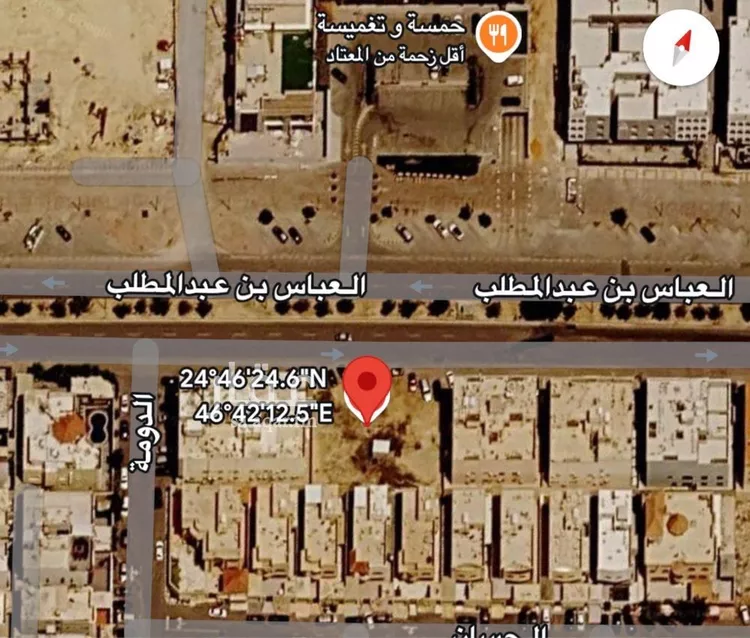 أرض للبيع في شارع العباس بن عبد المطلب, حي التعاون, مدينة الرياض, منطقة الرياض صورة 3