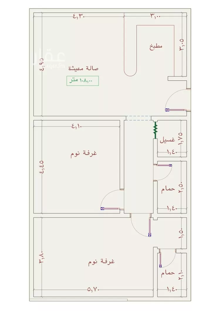 شقة للبيع في شارع عمر الخردلي, حي الجامعة, مدينة جدة, منطقة مكة المكرمة