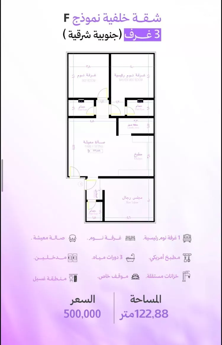 شقة للبيع في شارع سفيان بن عوف, حي أبحر الجنوبية, مدينة جدة, منطقة مكة المكرمة 6