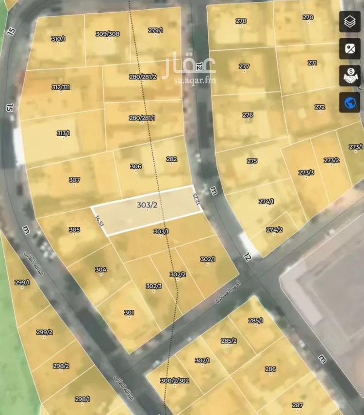 أرض للبيع في شارع أبي العباس الزكي, حي نمار, مدينة الرياض, منطقة الرياض صورة 2