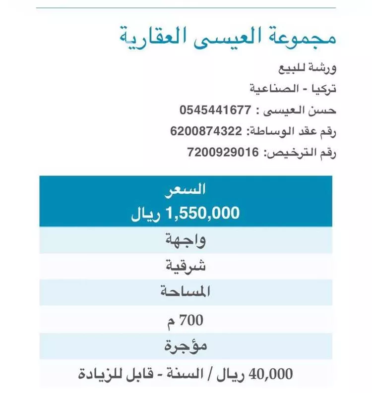 محل للبيع في حي الصناعية2, مدينة القطيف, المنطقة الشرقية