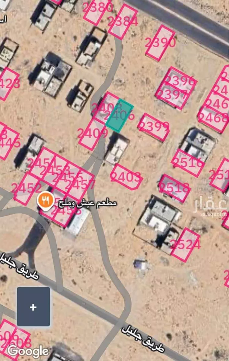 أرض للبيع في شارع عامر السيد عثمان, حي وادي جليل, مدينة الطائف, منطقة مكة المكرمة صورة 2