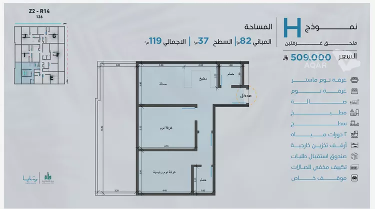 شقة للبيع في حي أبحر الجنوبية, مدينة جدة, منطقة مكة المكرمة