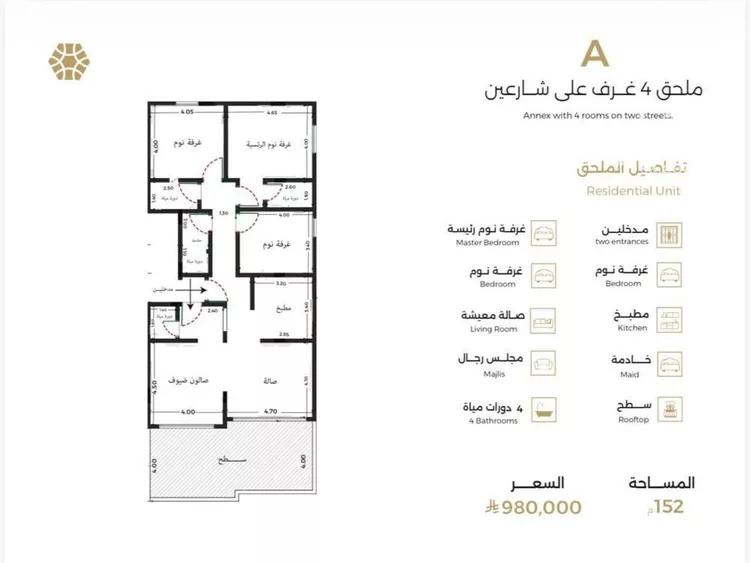 شقة للبيع في شارع الباديه, حي السلامة, مدينة جدة, منطقة مكة المكرمة صورة 4