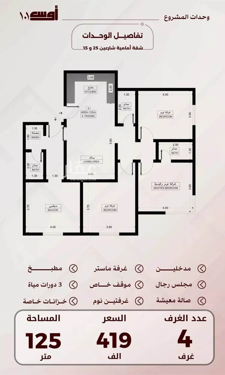 شقة للبيع في شارع النعمان ابن عمرو, حي الواحة, مدينة جدة, منطقة مكة المكرمة