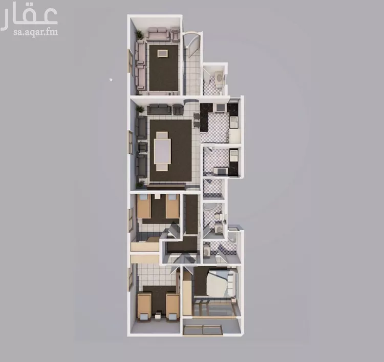 شقة للبيع في شارع العمرة, حي الملقا, مدينة الرياض, منطقة الرياض صورة 2