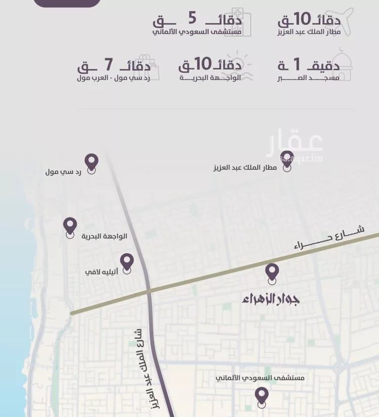 شقة للبيع في شارع عوف الجثممي, حي الزهراء, مدينة جدة, منطقة مكة المكرمة صورة 4