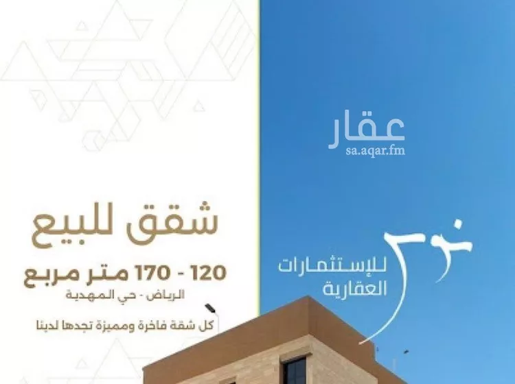 شقة للبيع في شارع ابن مطير, حي المهدية, مدينة الرياض, منطقة الرياض صورة 3