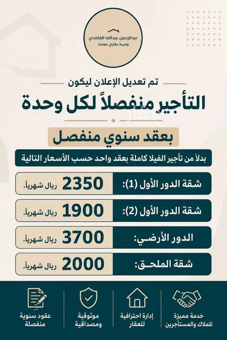 فيلا للإيجار في حي ضاحية نمار, مدينة الرياض, منطقة الرياض