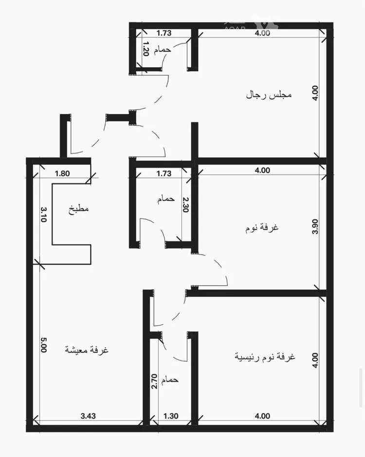 شقة للإيجار في شارع المغفرة, حي الحمراء, مدينة جدة, منطقة مكة المكرمة 2