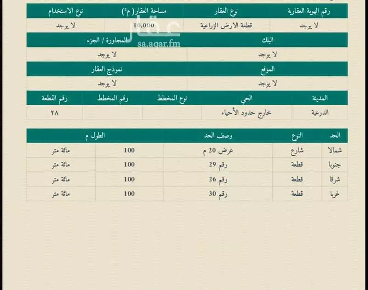 أرض للبيع في شارع العماريه 522 ، العمارية ، الدرعية صورة 4