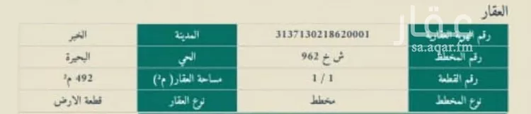 أرض للبيع في شارع 10253439, حي البحيرة, مدينة الخبر, المنطقة الشرقية