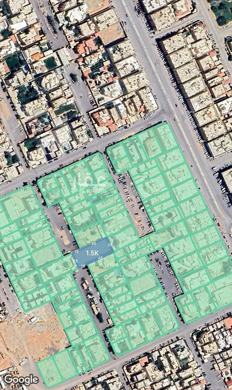 أرض للبيع في حي الحمراء, مدينة الرياض, منطقة الرياض صورة 2