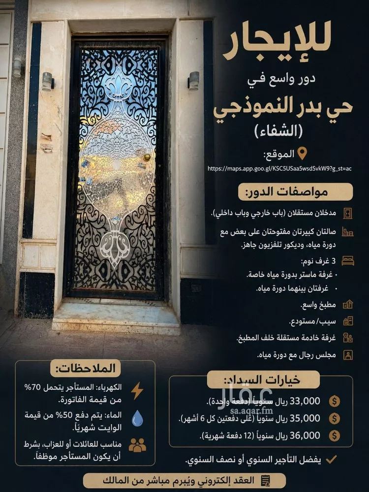 دور للإيجار في حي بدر, مدينة الرياض, منطقة الرياض