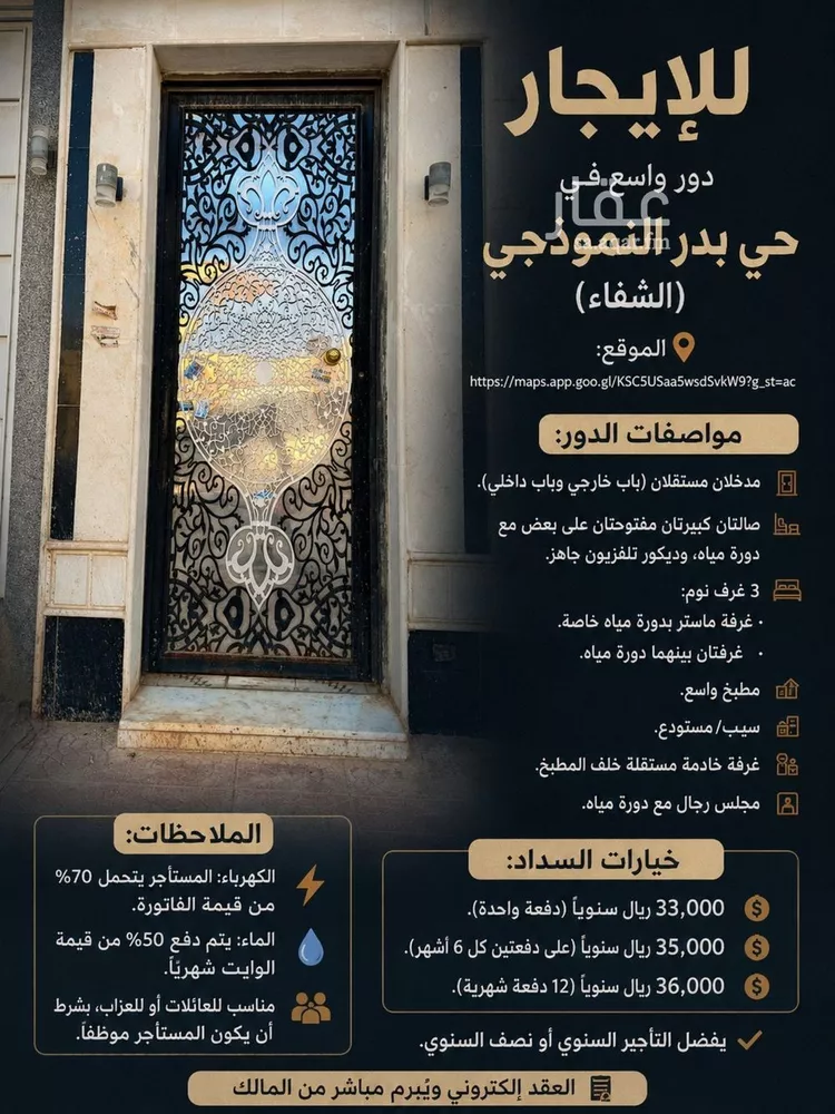 فيلا للإيجار في شارع السخاء, حي بدر, مدينة الرياض, منطقة الرياض