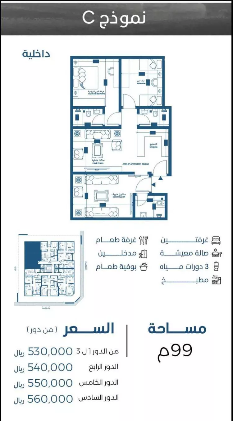 شقة للبيع في شارع الملك الصالح ايوب ابن الكامل, حي الرويس, مدينة جدة, منطقة مكة المكرمة 9