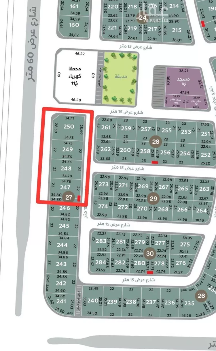 أرض للبيع في شارع العيينة, حي الشعلة, مدينة الدمام, المنطقة الشرقية